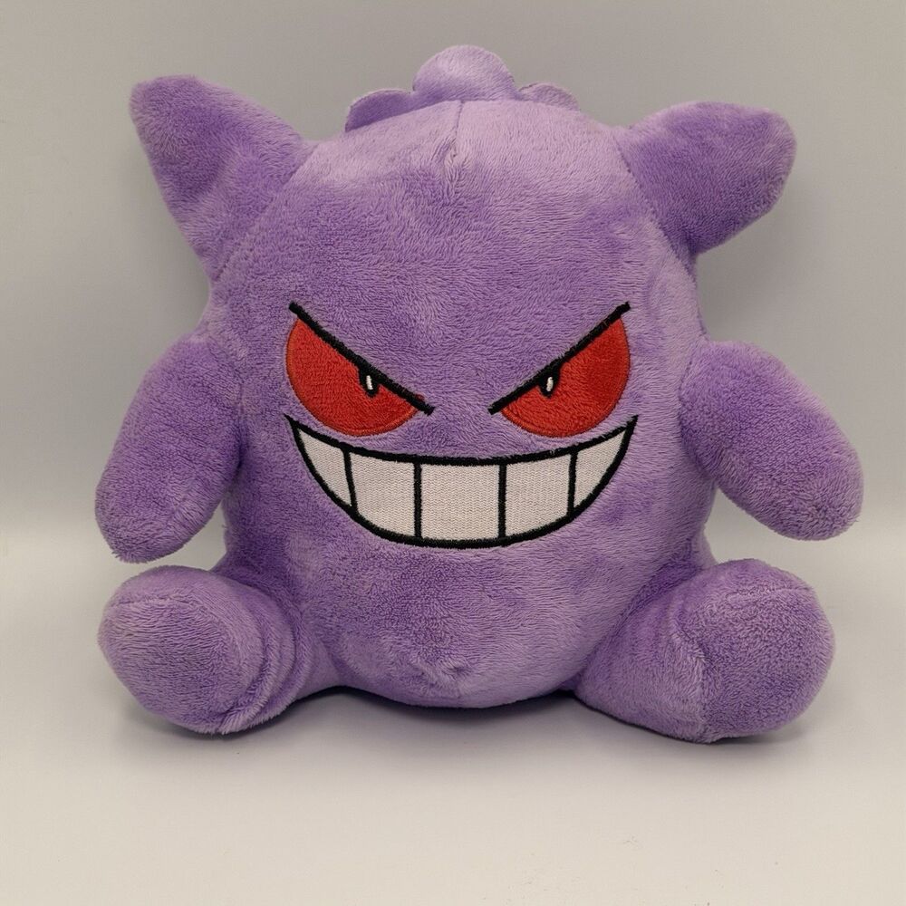 Pokemon Gengar Plush Purple Hanging Suction Cup Plush Toy 7” 8” Anime
